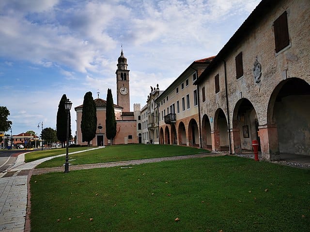 Veduta imperiosa del Castello di Cordovado.