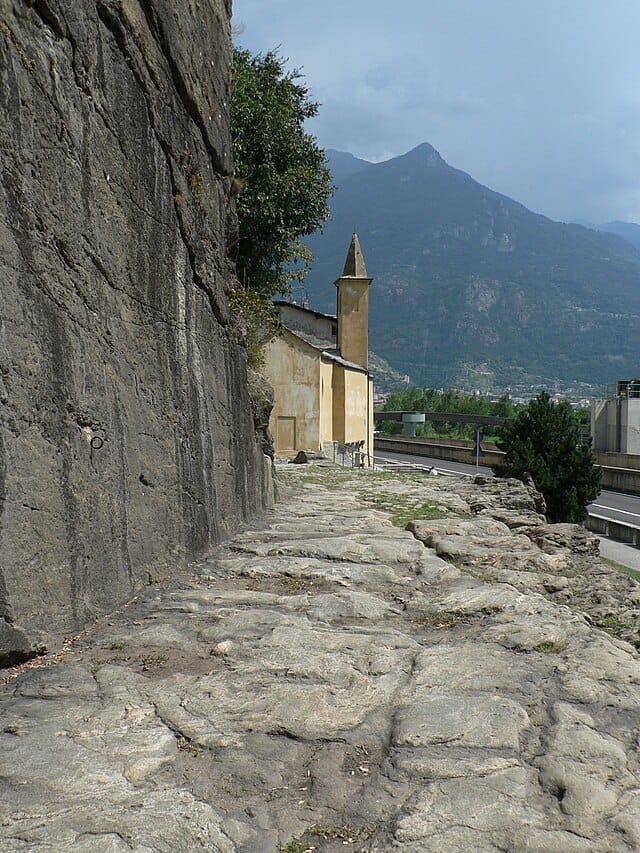 Donnas l'antica via romana delle gallie