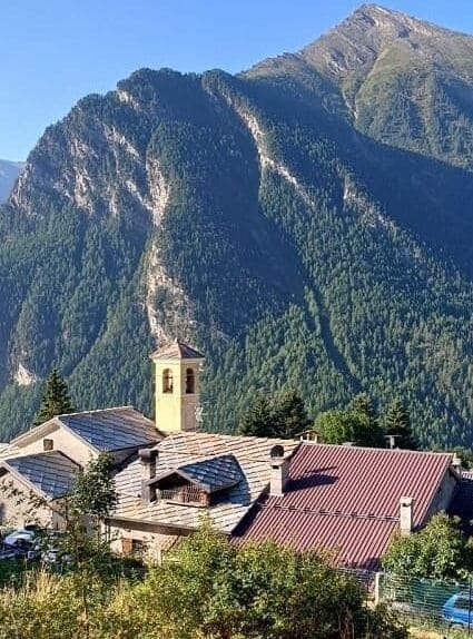 Vista dall'alto di Balboutet.