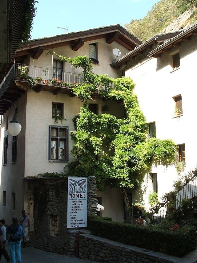 Uno scorcio di vita quotidiana a Bard.