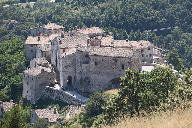 Una vsta panoramica di Elcito.
