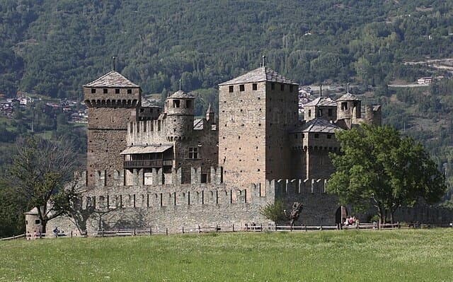 Lo splendido Castello di Fénis.