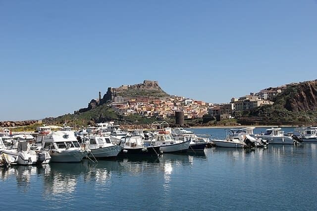 Il porto di Castelsardo.