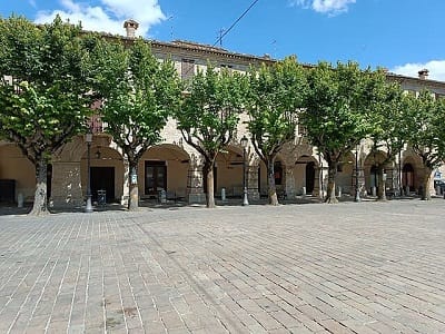 Un bellissimo scorcio di Cingoli.
