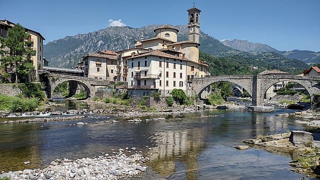 Veduta panoramica di San Giovanni Bianco.
