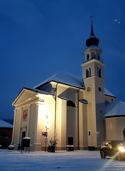La bellissima Chiesa di San Floriano.