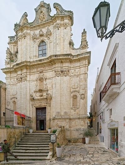 Parte del Centro Storico di Ostuni.