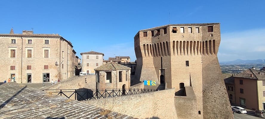 La Rocca Roveresca di Mondavio in tutto il suo splendore.